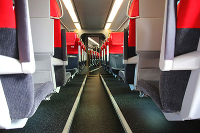 ÖBB cityjet Desiro interior