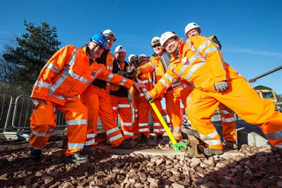 Borders rail installation