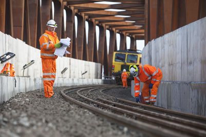 First Crossrail tracks laid 