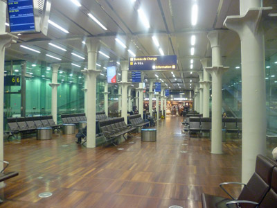 Eurostar Departure-area-at-St-Pancras