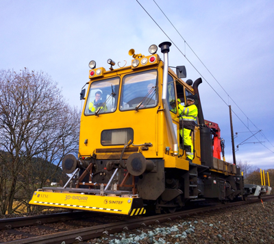 Figure A. GPR Mounted on a ROBEL vehicle in Norway