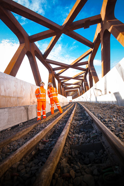 First Crossrail tracks laid