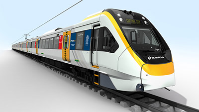 First of 75 new Queensland EMUs arrives in Brisbane for commuter service