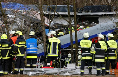 German train crash fatalities increases to nine