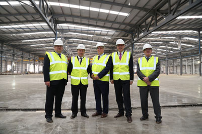 Hitachi Rail Europe topping out of Newton Aycliffe factory