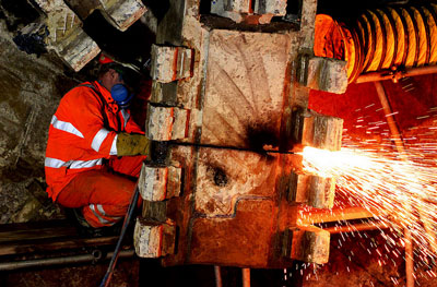Last remaining Crossrail tunnelling machine dismantled 