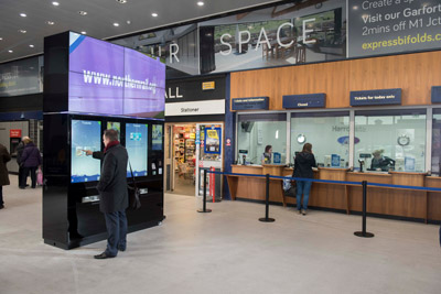 Northern Rail introduces station Smart Wall