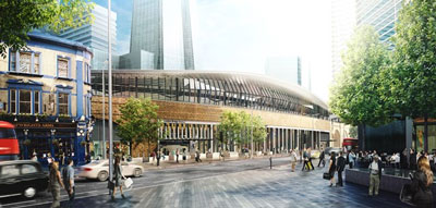 Planned London Bridge station public space and entrance revealed