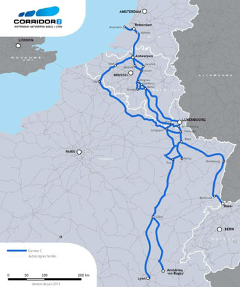 Rail Freight Corridor 2: a European rail transport route