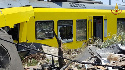 Head-on rail collision in southern Italy