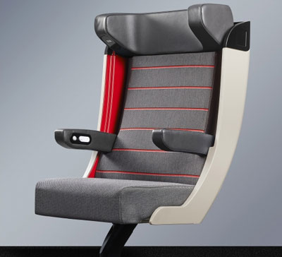 SNCF unveils design of the new TGV first class seat