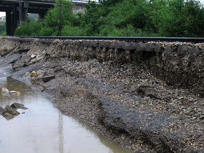 Serbian Railway floods