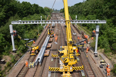 Overhead line upgrade will reduce heat-related delays on key London route