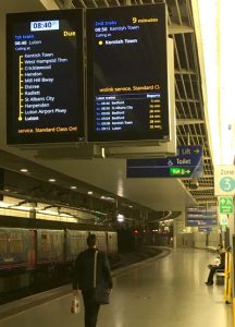 Thameslink stations information screens