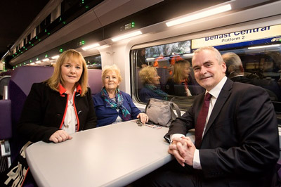 Translink NI Railways reveals first refurbished Enterprise train