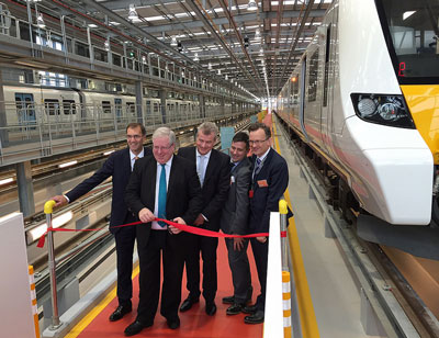 Transport Secretary opens Thameslink Three Bridges depot