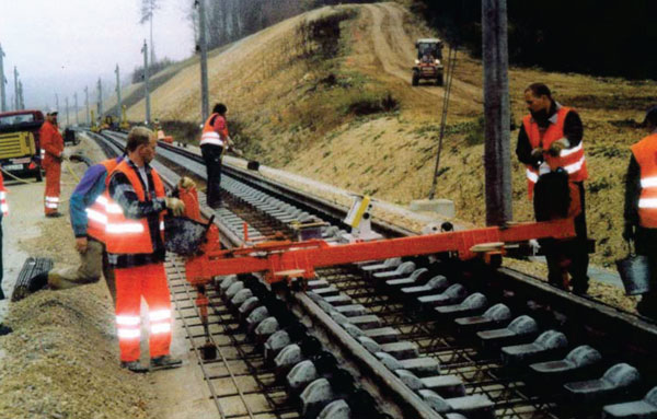 Figure 9: Rheda 200 system ( Pfleiderer) on the line Ingelstadt Nuremberg