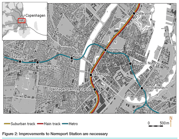 Figure 2: Improvements to Norreport Station are necessary