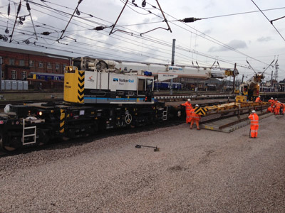 New track going in at Doncaster