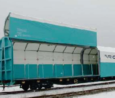 Figure 5: Timber car with a 25t axel load Figure 5: Timber car with a 25t axel load