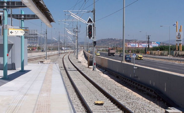 Figure 6a: Existing ETCS trackside installation on Korinth Airport line