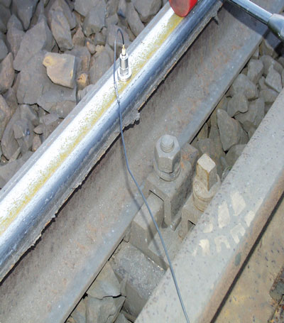 Figure 3: Acoustic measurements carried out on track