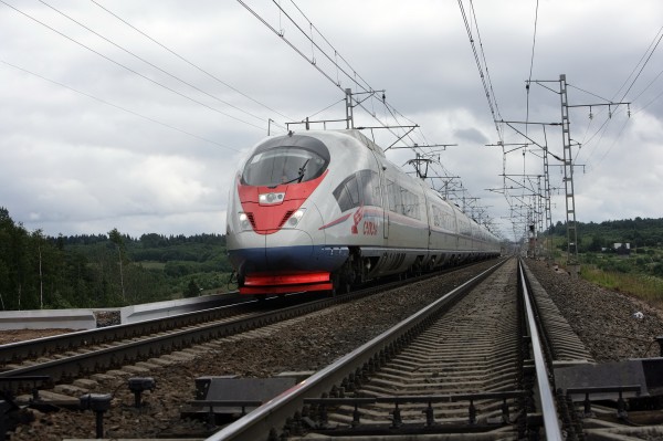 The Sapsan trains are used by more than 125,000 passengers each month