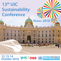 13th UIC Sustainability Conference in Vienna, 12, 13 & 14 October 2016