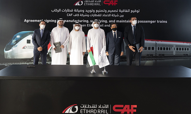 Etihad Rail signing with CAF