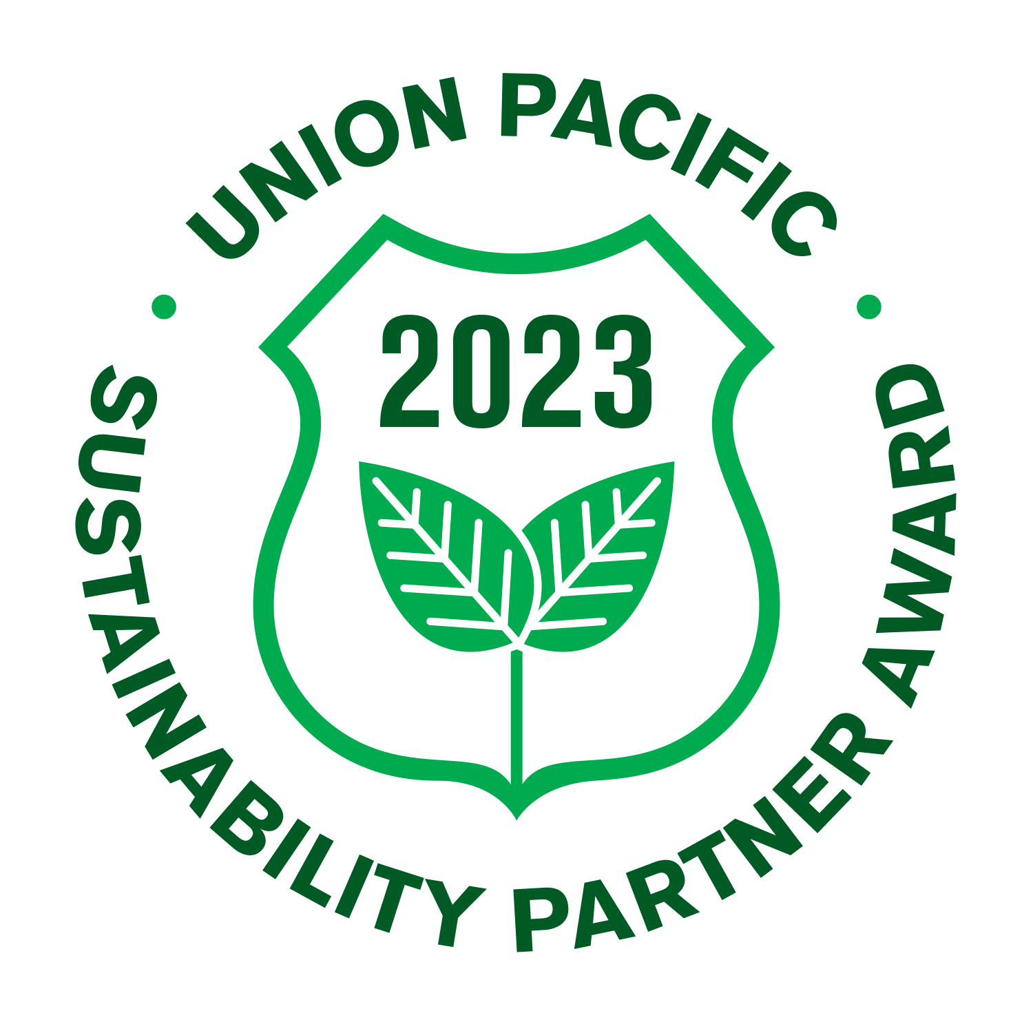 union pacific sustainability award