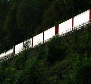 ÖBB train at night