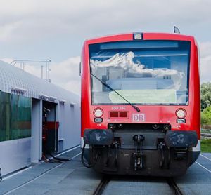 A DB Regio locomotive now running on biofuel