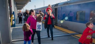 NC by train passengers