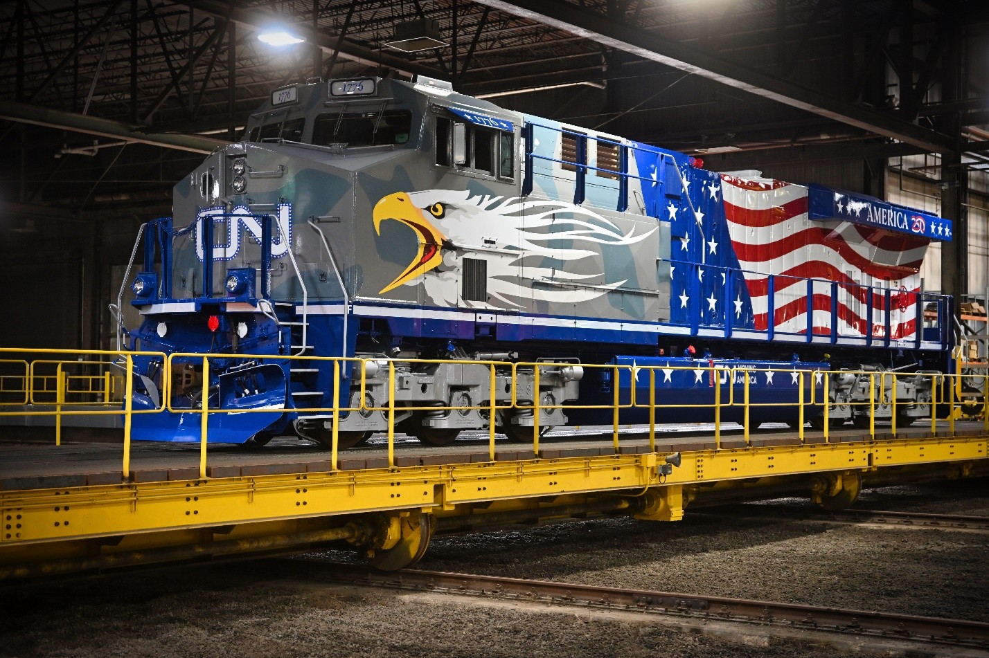 Canadian National Railway unveils America250 locomotives celebrating US independence across freight network