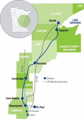 NLX map