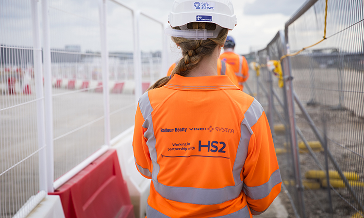 HS2 worker back