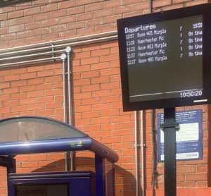 Greater Manchester station installs new passenger information screens