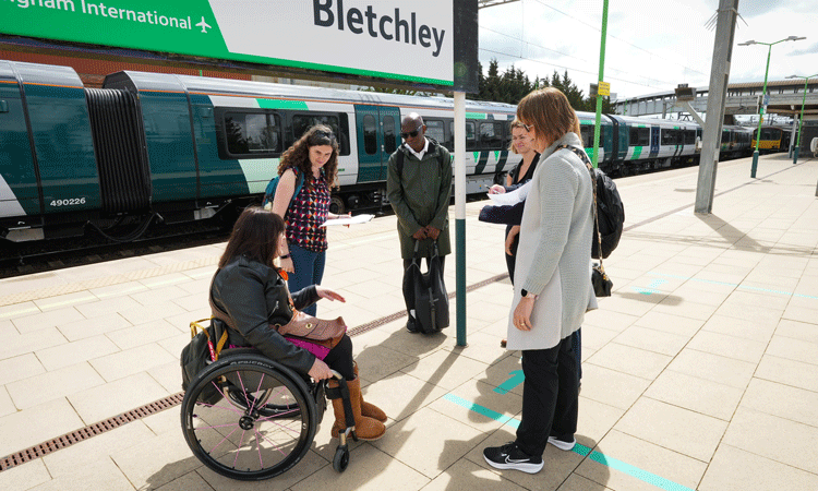 EWR is gaining feedback from people with lived experience of disabilities to inform station designs, aiming to help build a modern, accessible railway that works for everyone.