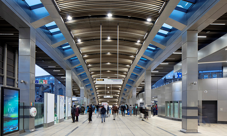 Photo of Elizabeth line station in Whitechapel