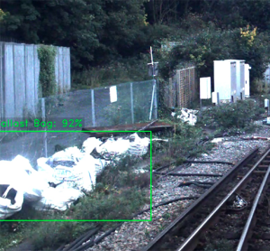 AI is helping analyse onboard video footage to identify scrap metal and materials along the side of railway