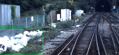 AI is helping analyse onboard video footage to identify scrap metal and materials along the side of railway