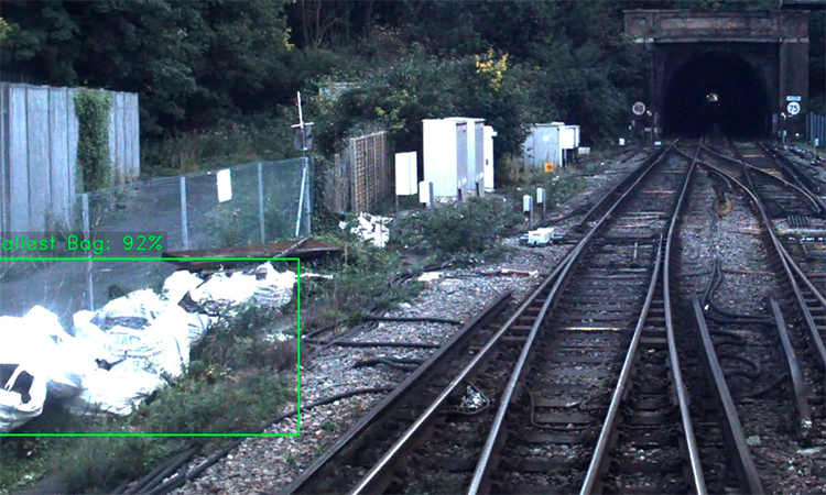 Network Rail use video and AI technology to keep the railway clean