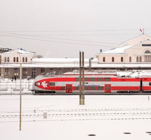 Vilnius railway station. Lithuania