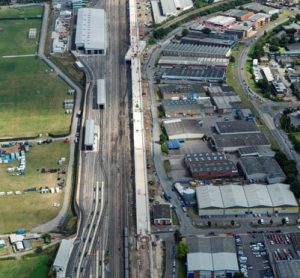 Aerial view of Reading Viaduct