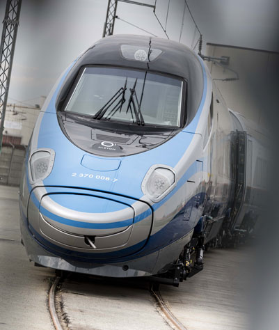 1st high-speed train in Poland Alstom’s Pendolino fleet starts commercial service on the Polish network