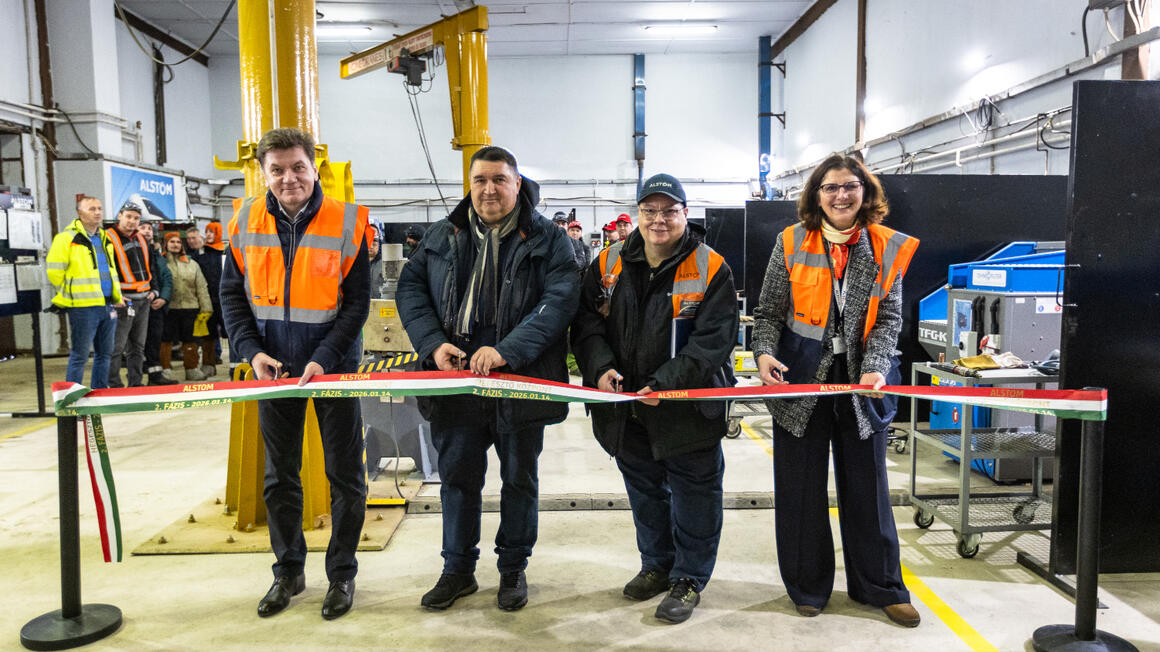 Alstom opens new training centre in Hungary