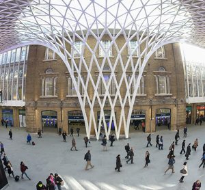 A picture of Kings Cross Station in London