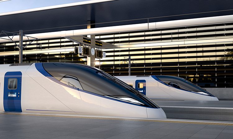 Artists impression of an HS2 train at a platform v1 (1)