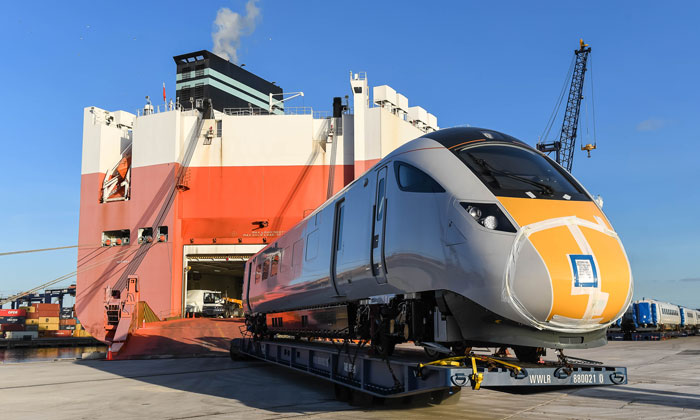 Virgin’s new Azuma trains have arrived in UK port