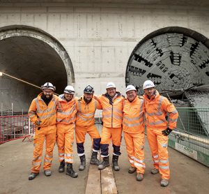 BBV tunnelling team celebrate